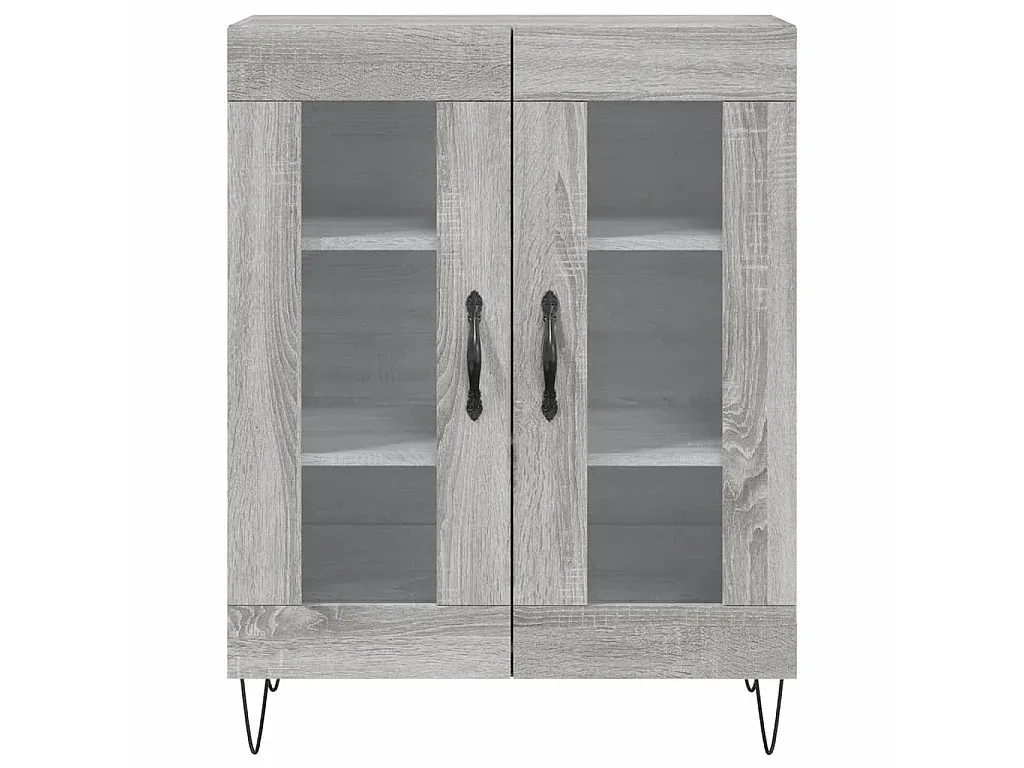 Moderner Grauer Sideboard aus Holzwerkstoff-Vibyogi