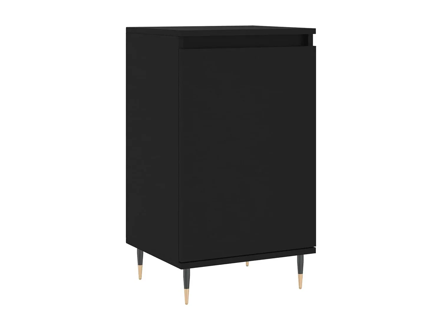 Moderne Schwarz Sideboards im 2er-Set aus Holzwerkstoff-Vibyogi