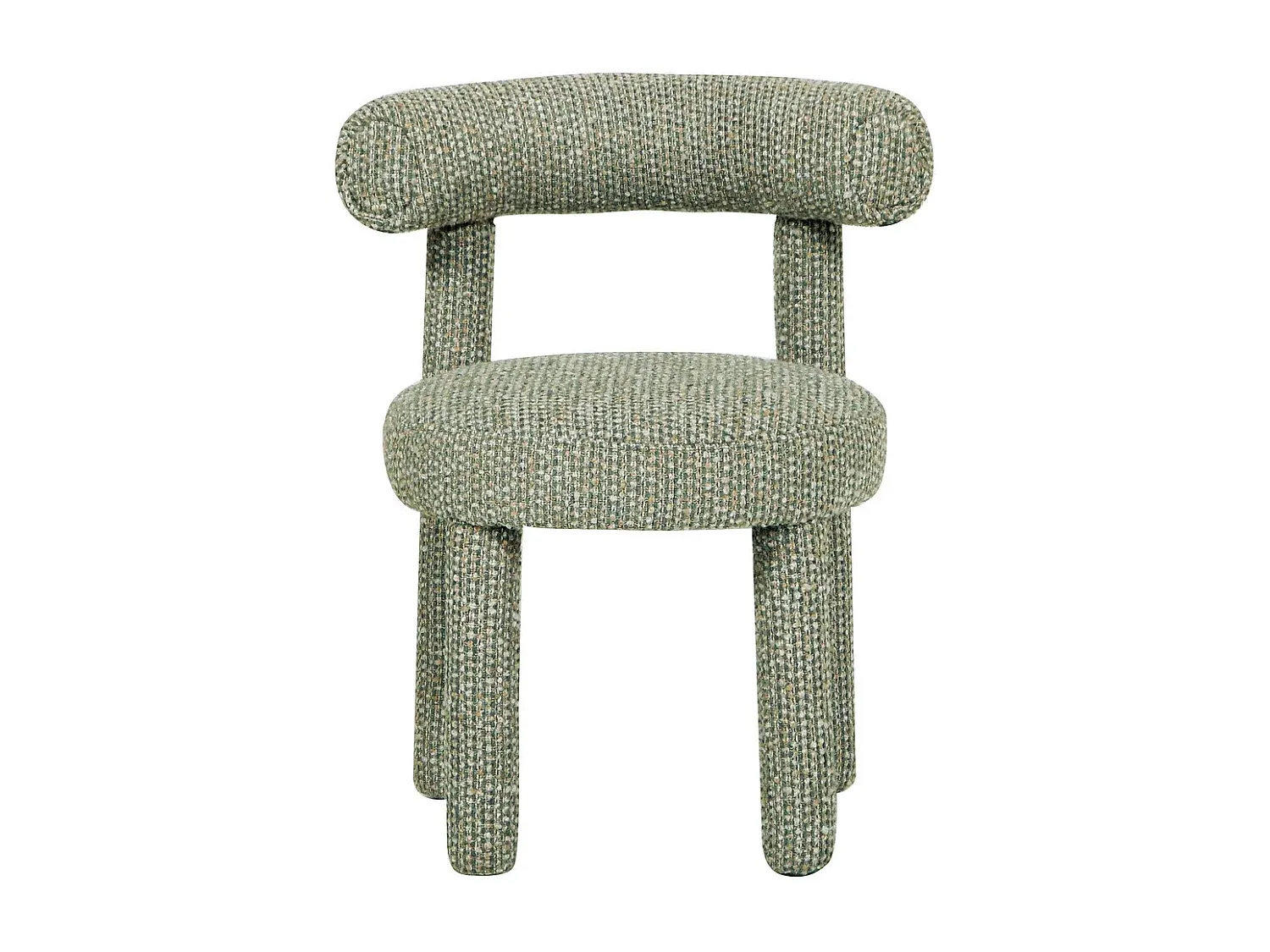 Bequemer Esszimmerstuhl in Blau, 62x80x58 cm