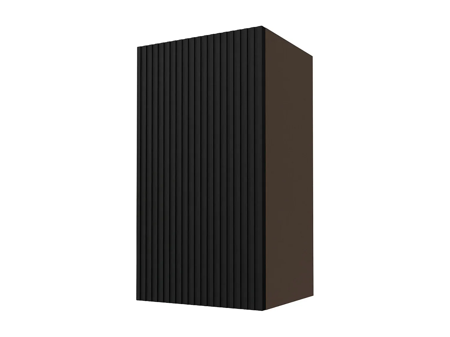Moderner Hängeschrank in Schwarz Matt, 40 cm