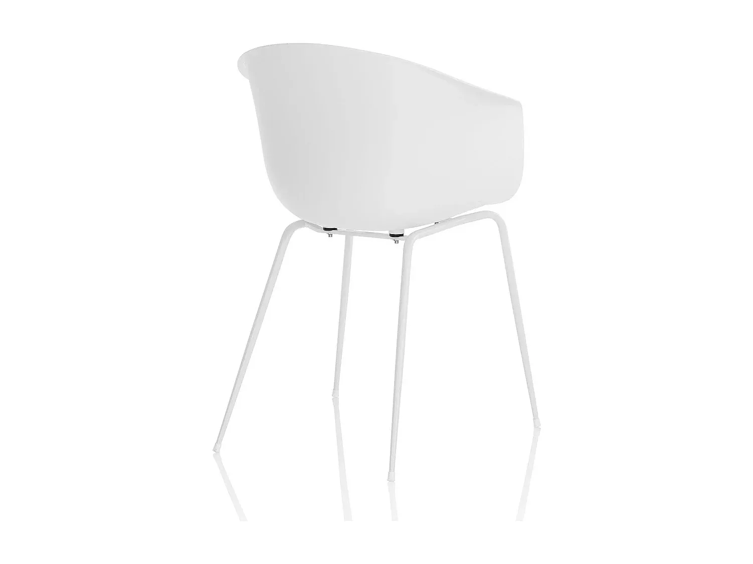 Elegante Esszimmerstühle im 2er-Set, Weiß