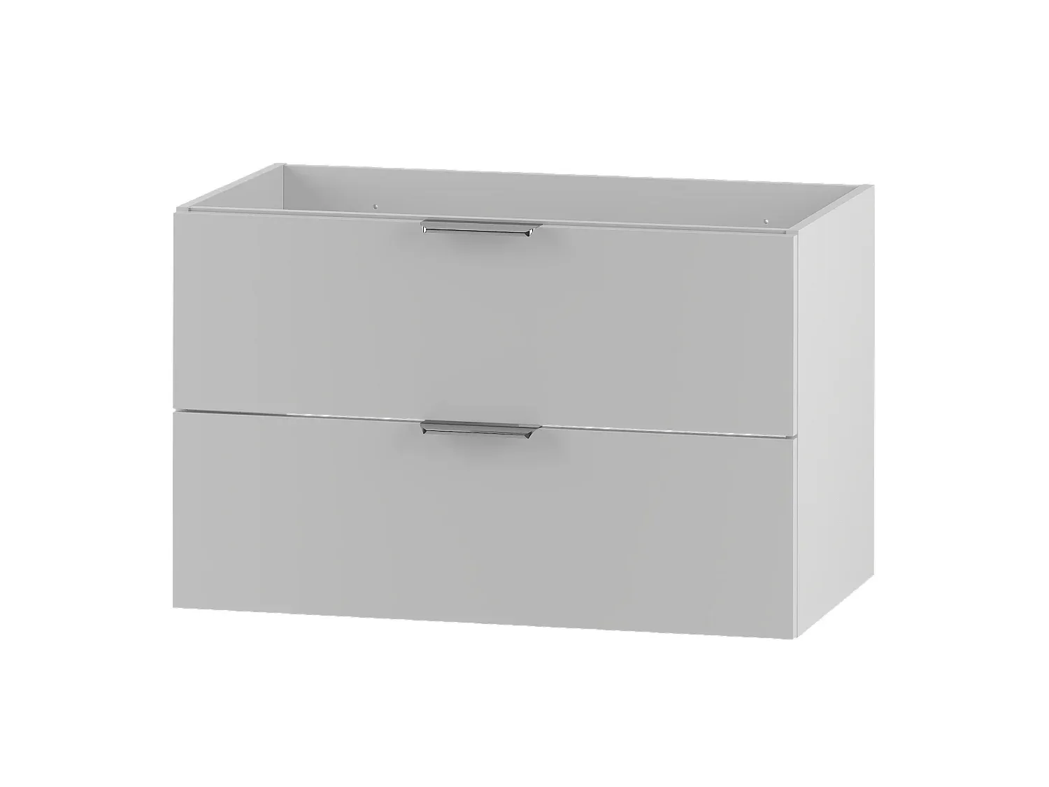 Moderner Waschbeckenunterschrank mit 2 Schubladen, 80 cm