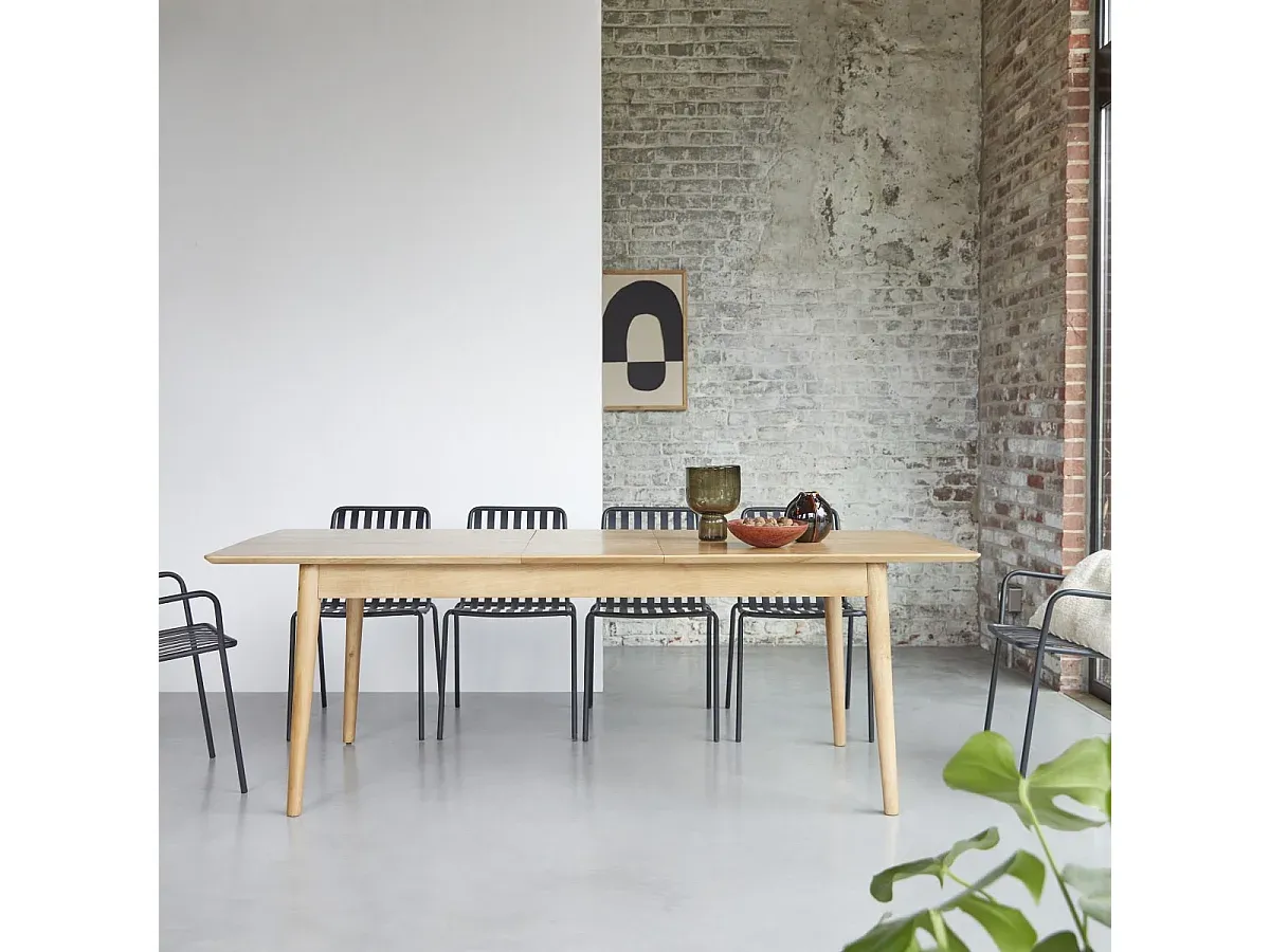 Massivholz Esstisch, ausziehbar, 220 x 88 cm