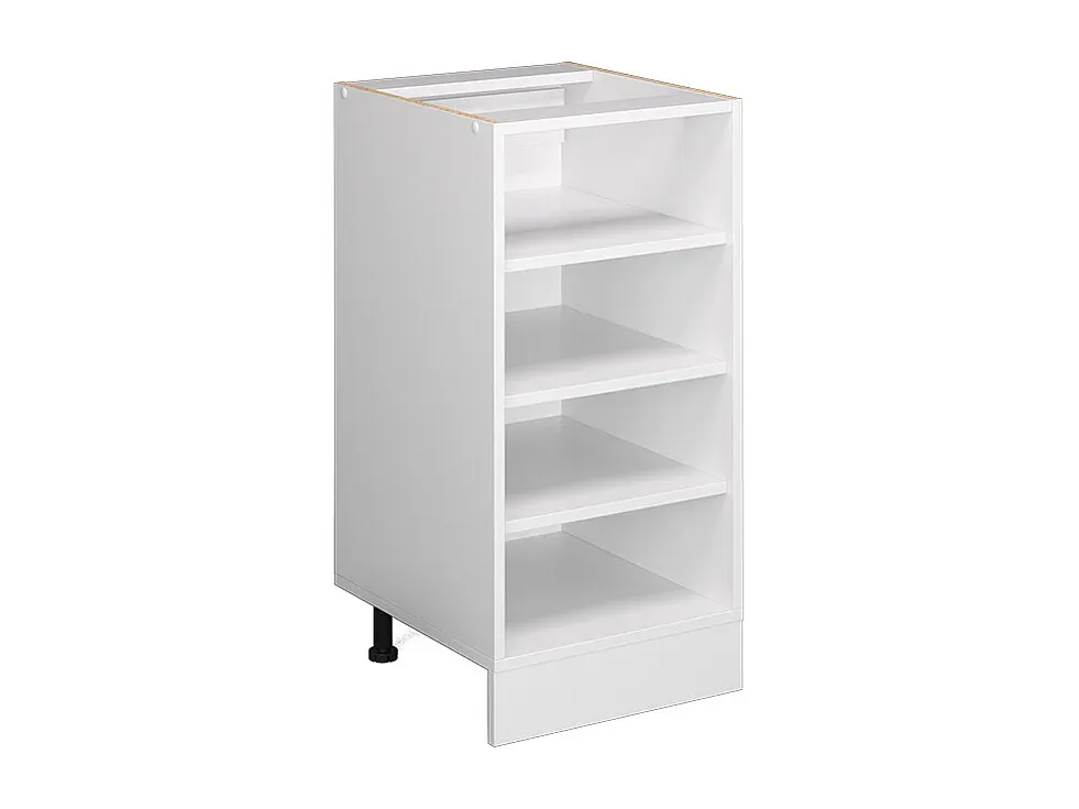 Weißes Küchenregal mit optimaler Stauraumnutzung