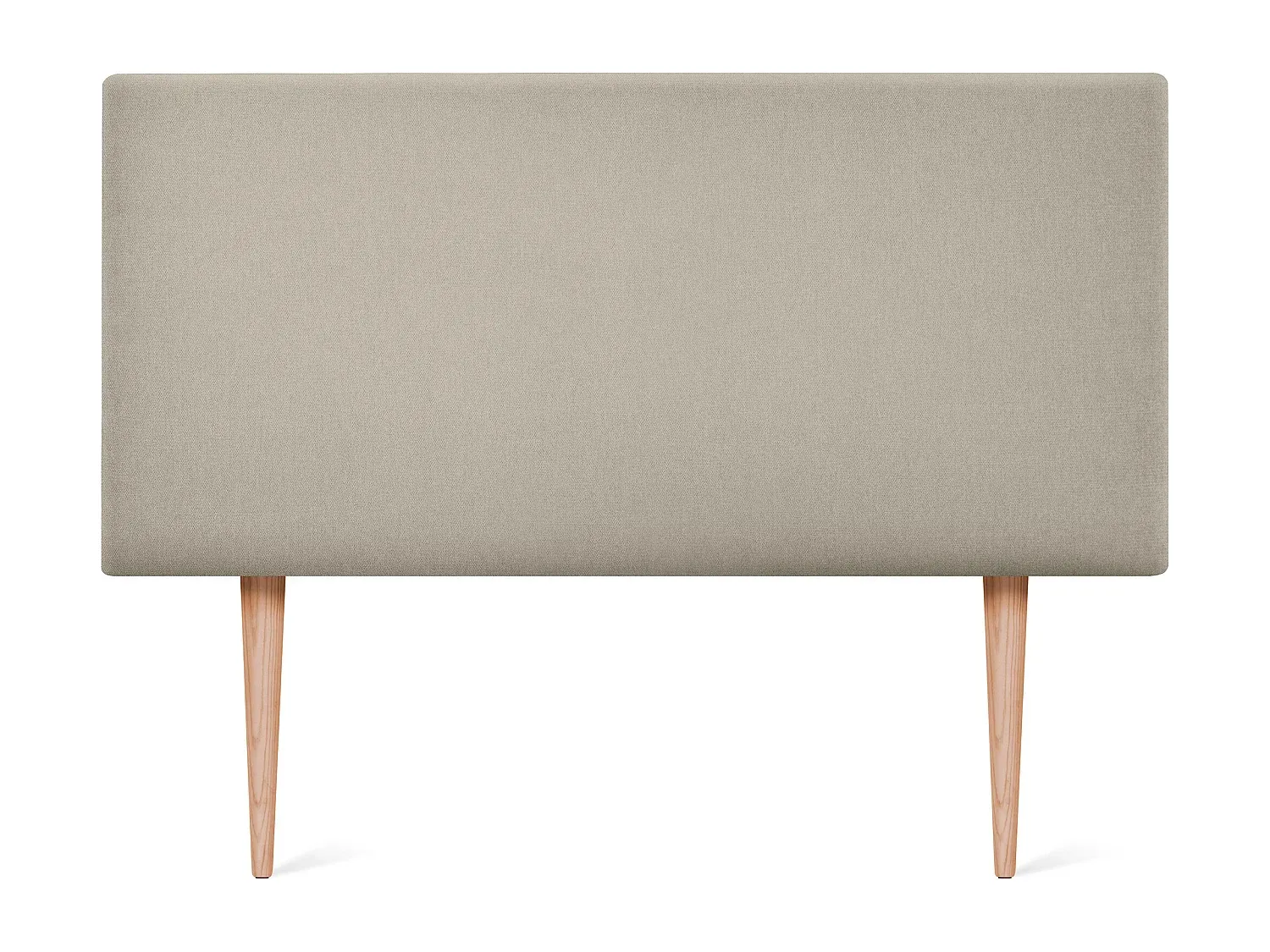 Stoff-Kopfteil Glatt mit Beinen, 90x105cm, Beige