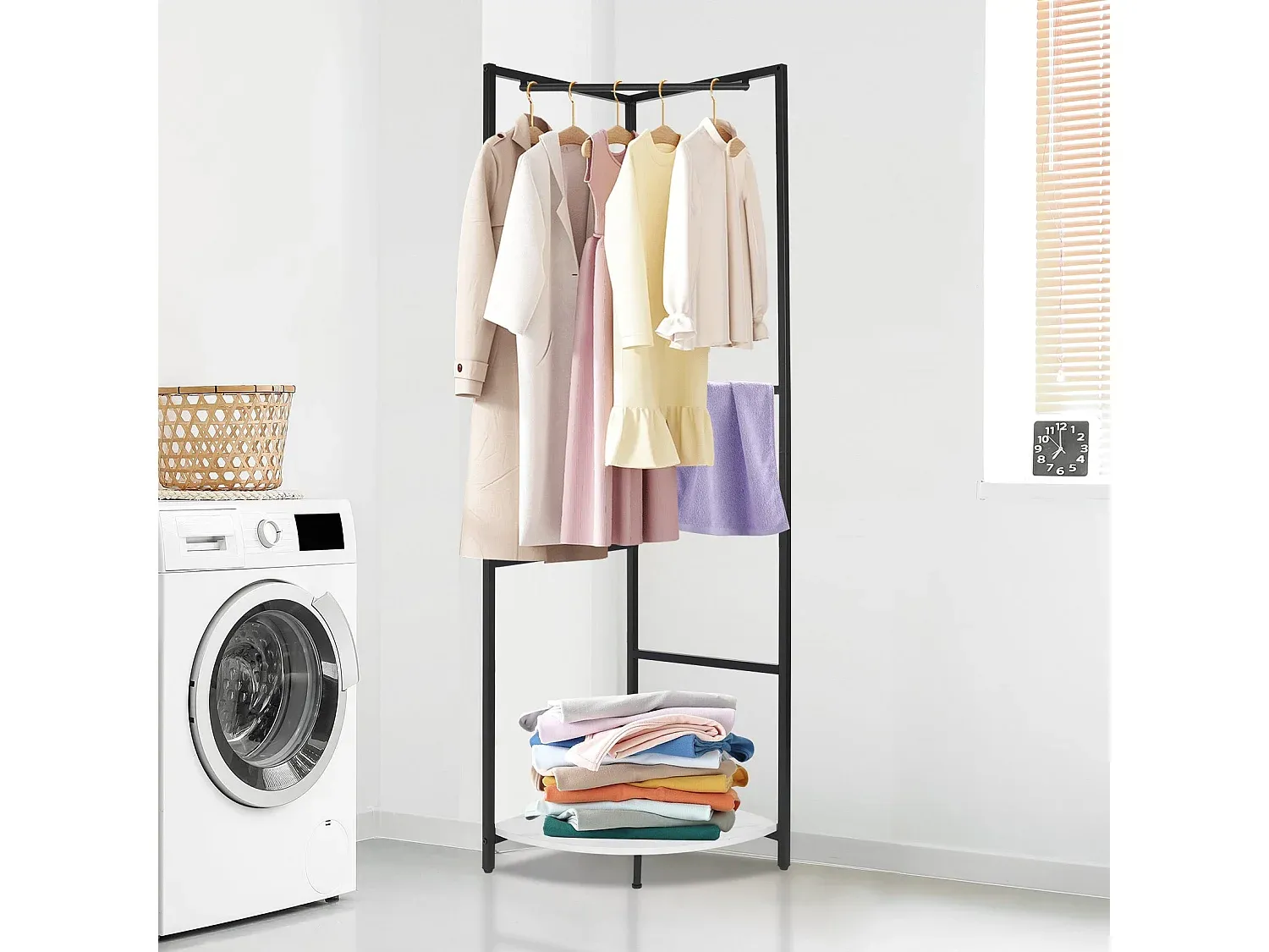 Multifunktionaler Kleiderständer mit Ablage für Wohn- und Schlafzimmer