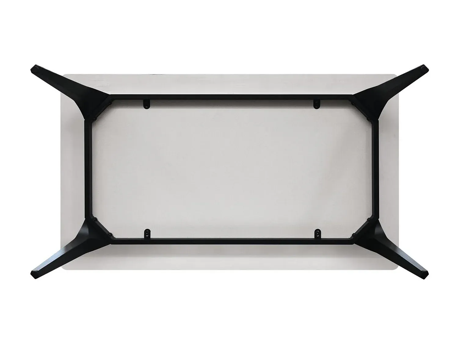 Keramiktisch mit Marmoreffekt und Metallbeinen, 140 x 80 x 76 cm