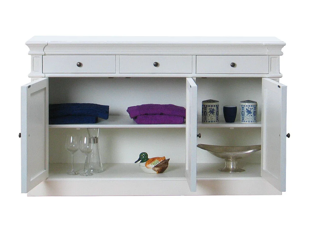 Antikes Sideboard mit 3 Türen und 3 Schubladen, 142 cm breit