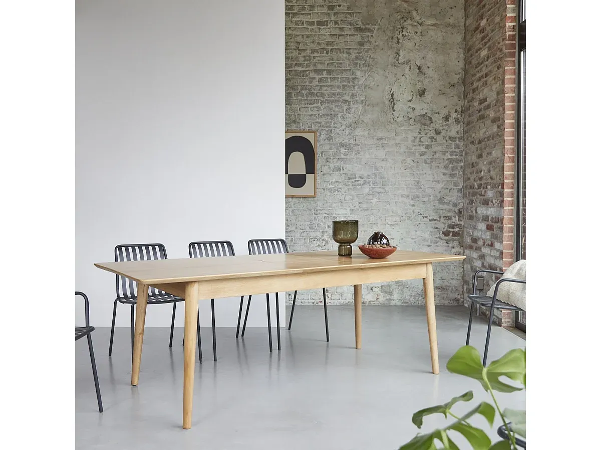 Massivholz Esstisch, ausziehbar, 220 x 88 cm