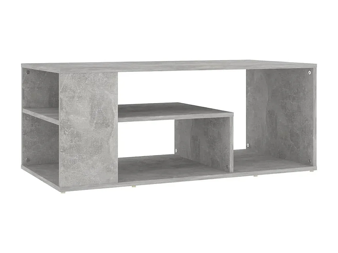 Moderner Couchtisch in Betongrau 100x50x40 cm