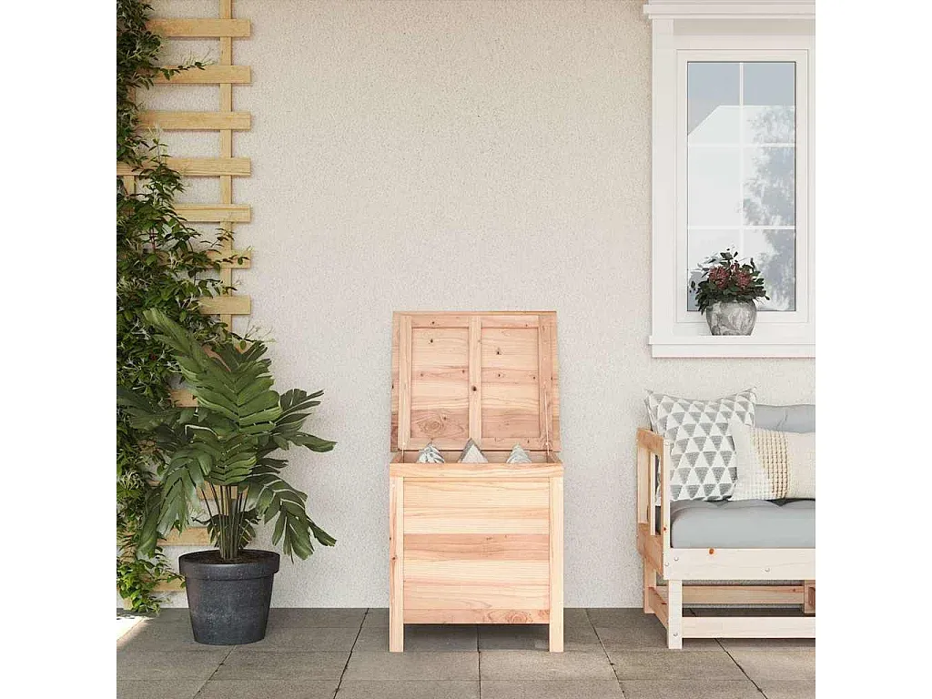 Holztruhe für den Garten, witterungsbeständig