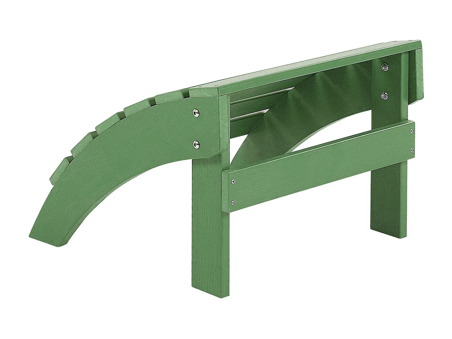 Moderner Outdoor-Fußhocker aus Kunstholz in Grün