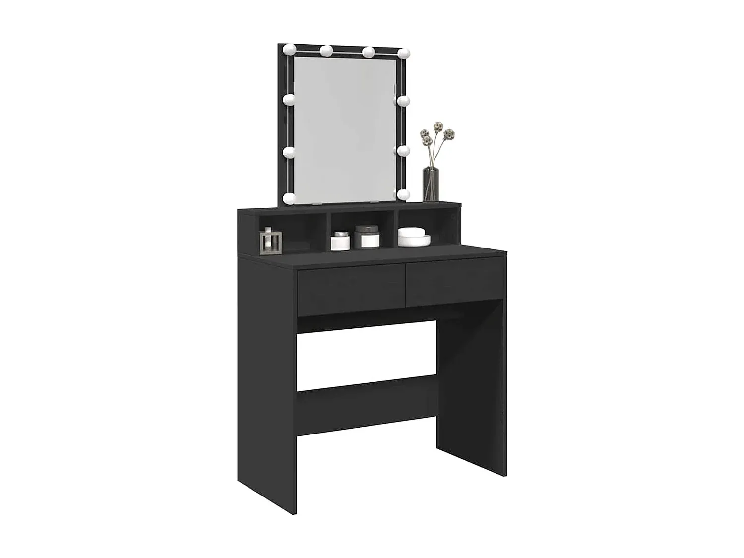 Moderne Frisierkommode mit LED-Beleuchtung und Stauraum