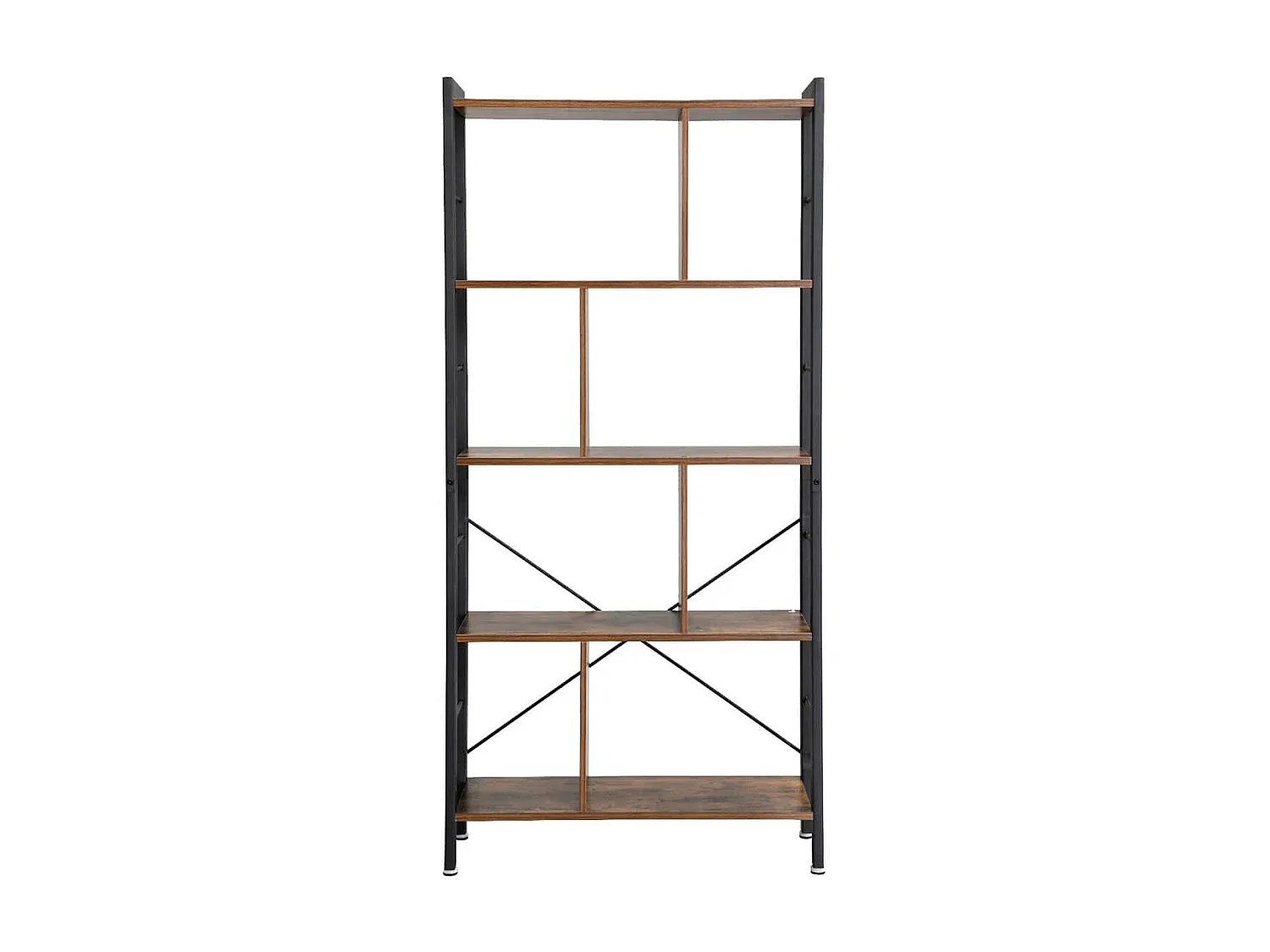 Modernes Holz-Bücherregal mit Regalfächern