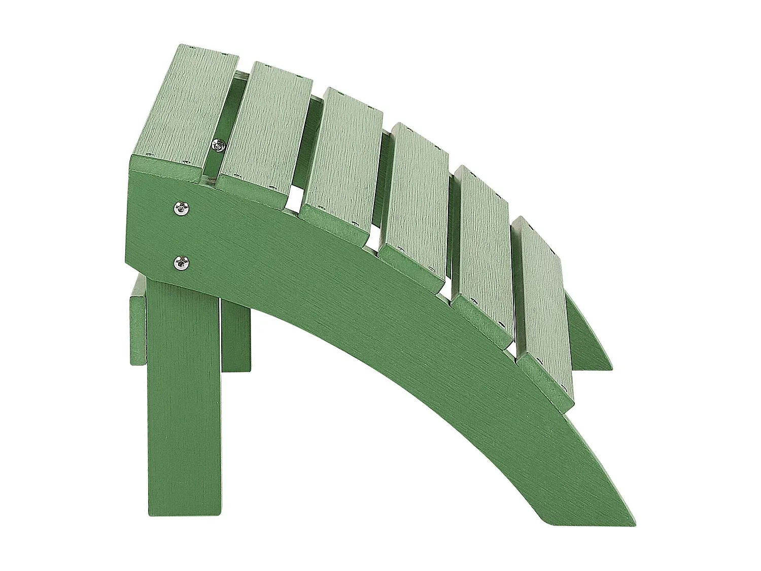 Moderner Outdoor-Fußhocker aus Kunstholz in Grün