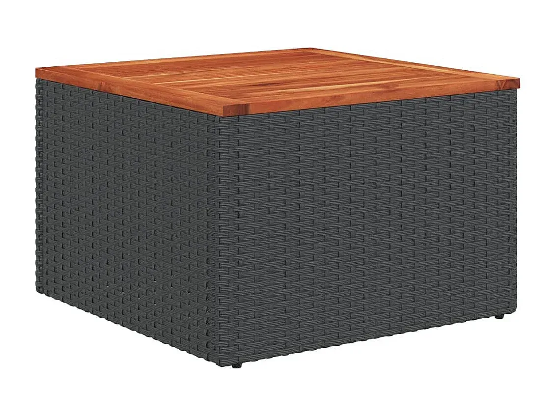 Moderne Gartenmöbel-Sofagarnitur aus Rattan, 7-tlg.