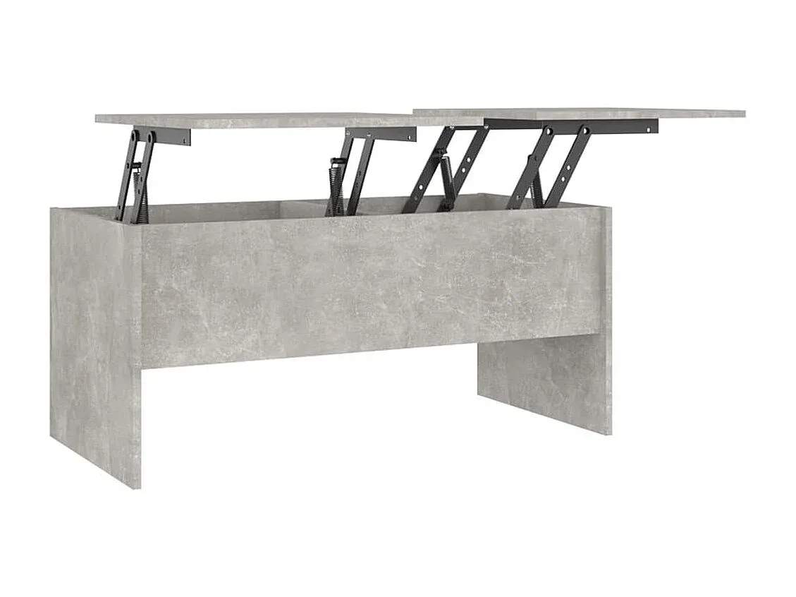 Moderner Sofatisch 102x50,5x46,5 cm in Betongrau