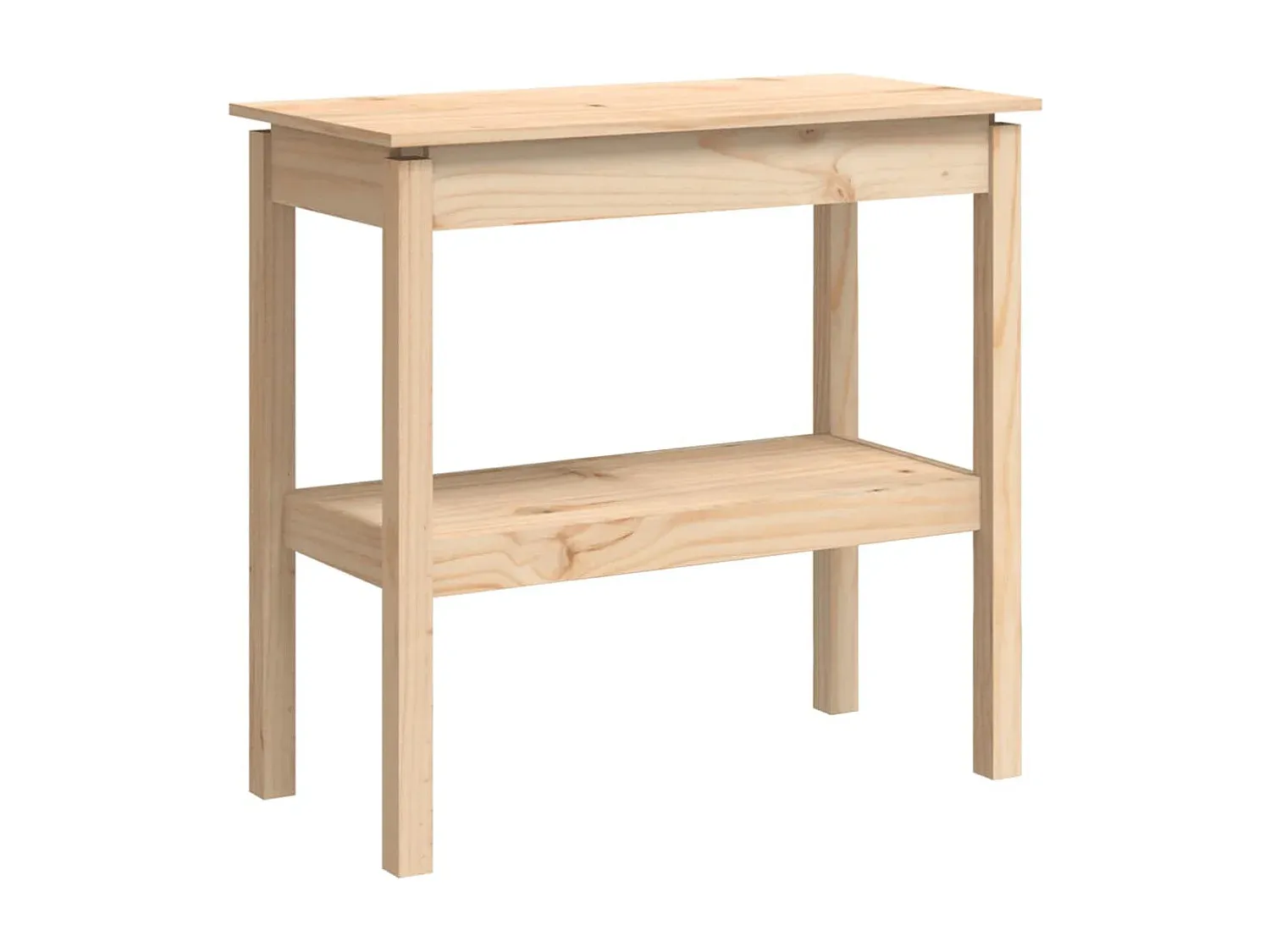 Moderner Konsolentisch aus Massivholz Kiefer 80x40x75 cm