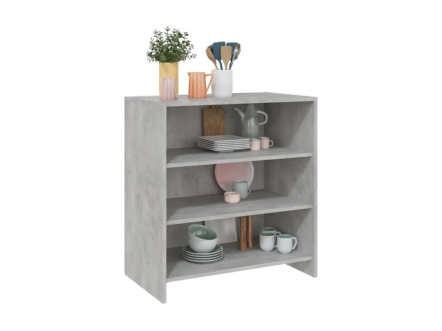 Moderne Sideboard in Betonoptik 70x40,5x75 cm