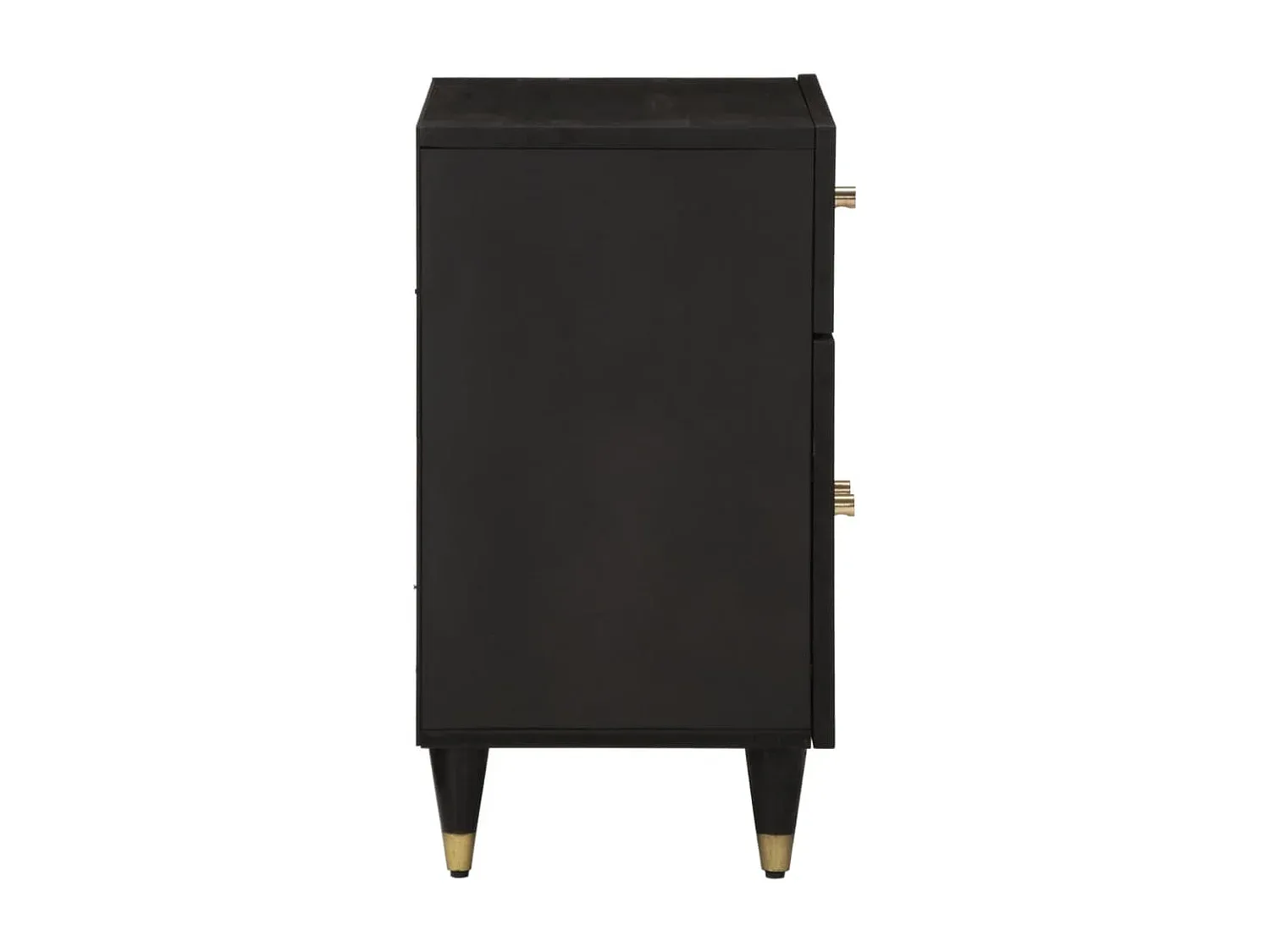 Moderner Nachttisch aus Mangoholz 50x33x60 cm