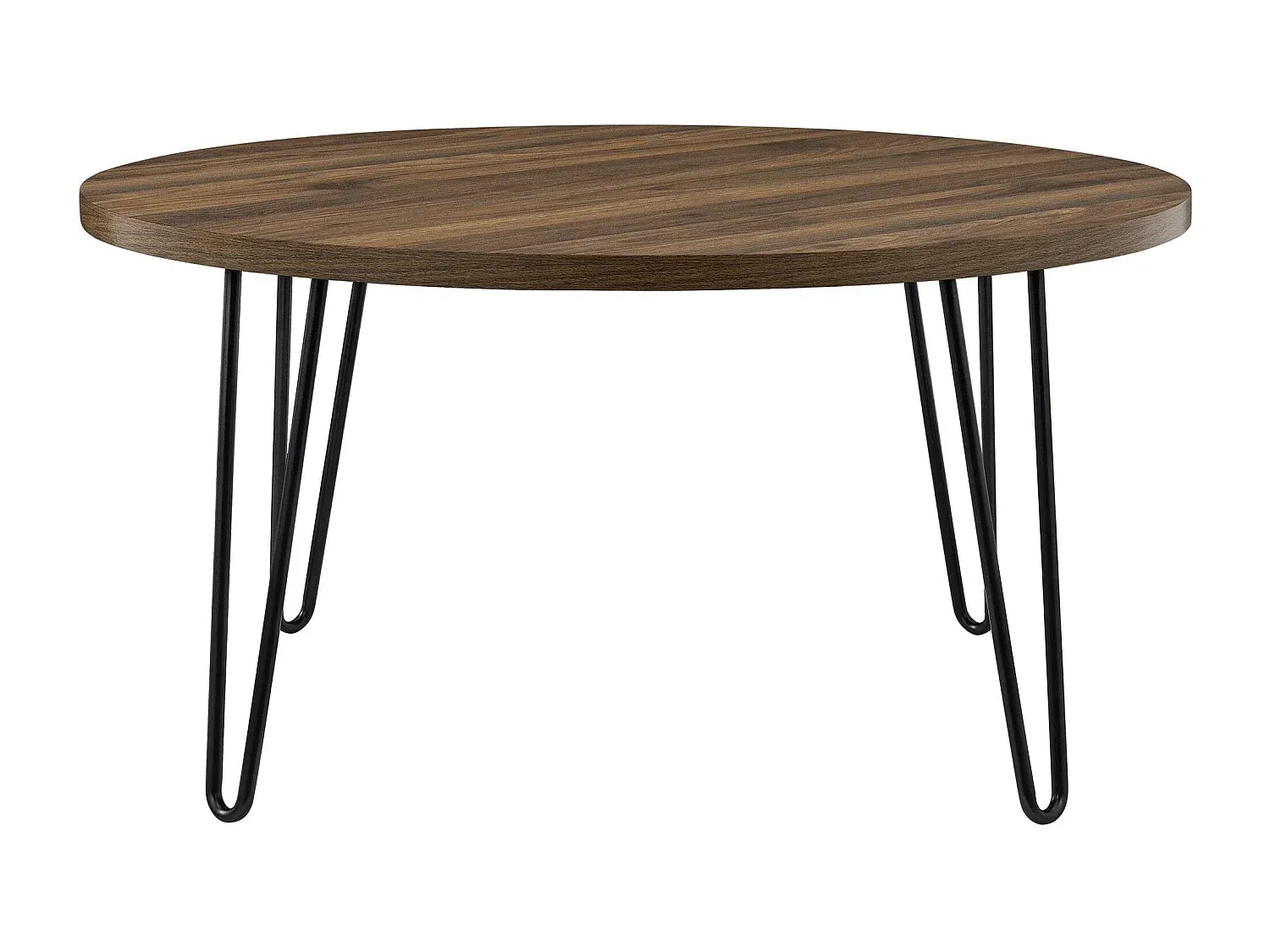 Moderner Beistelltisch im Walnuss-Finish