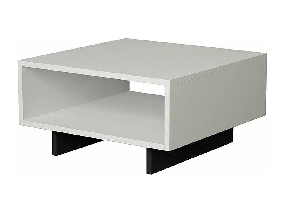 Kompakter Tisch mit Ablage L60 cm