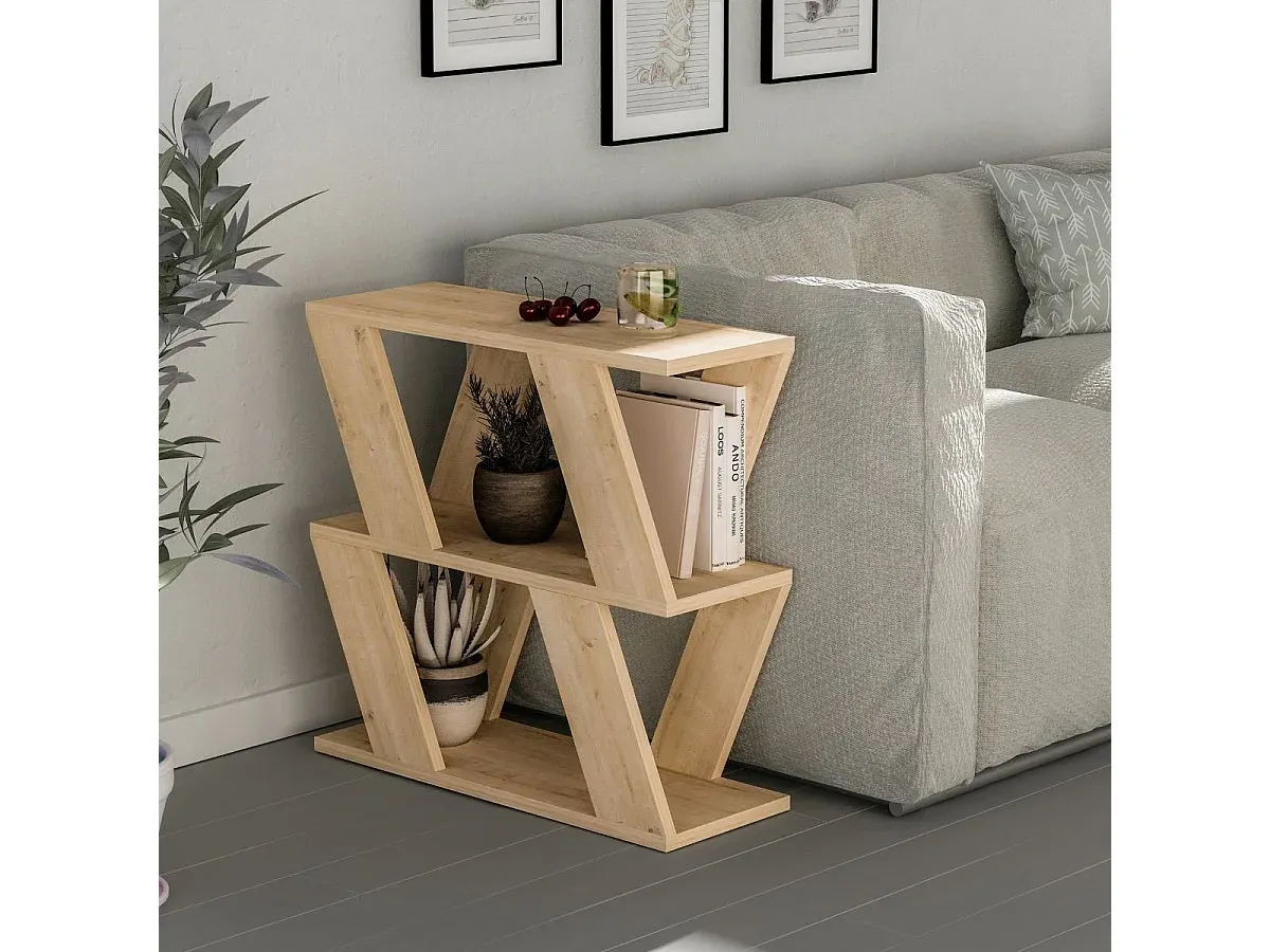 Moderner Beistelltisch mit Stauraum, 60 cm