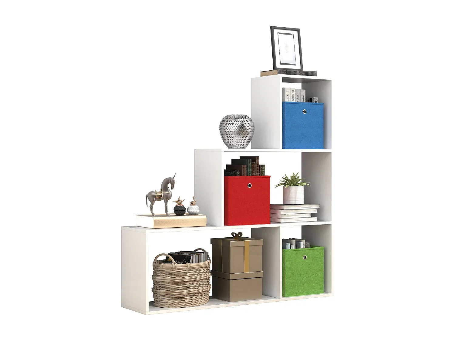 Vielseitiges Holzregal für Wohnräume