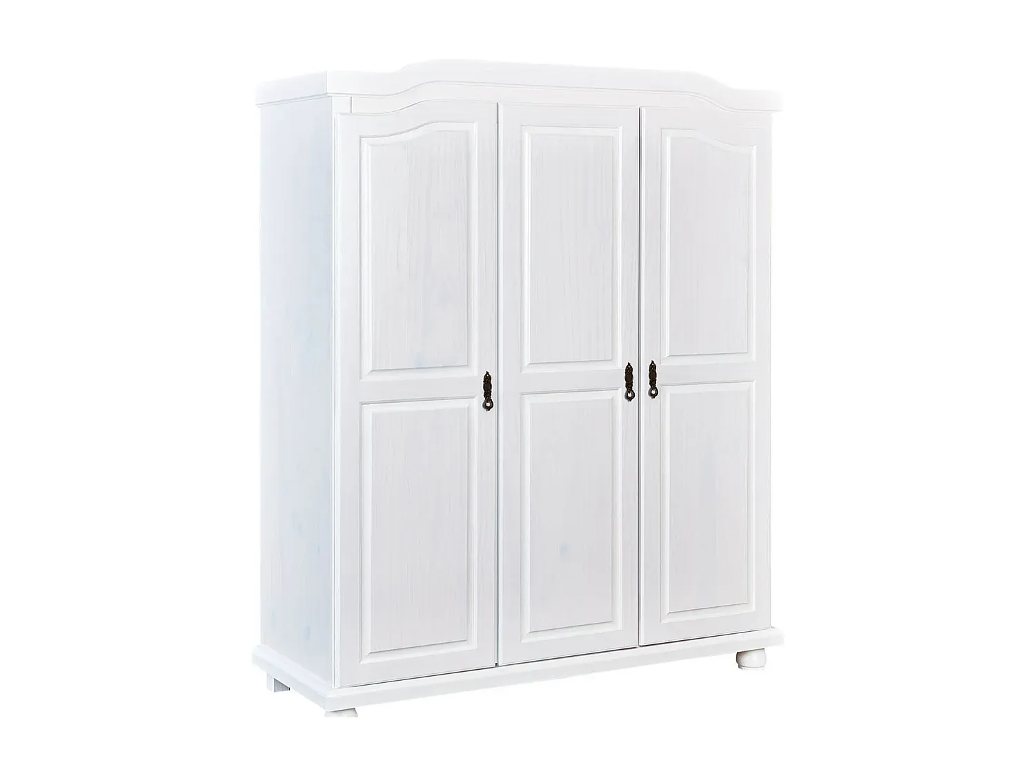 Moderner weißer Kleiderschrank mit 3 Türen