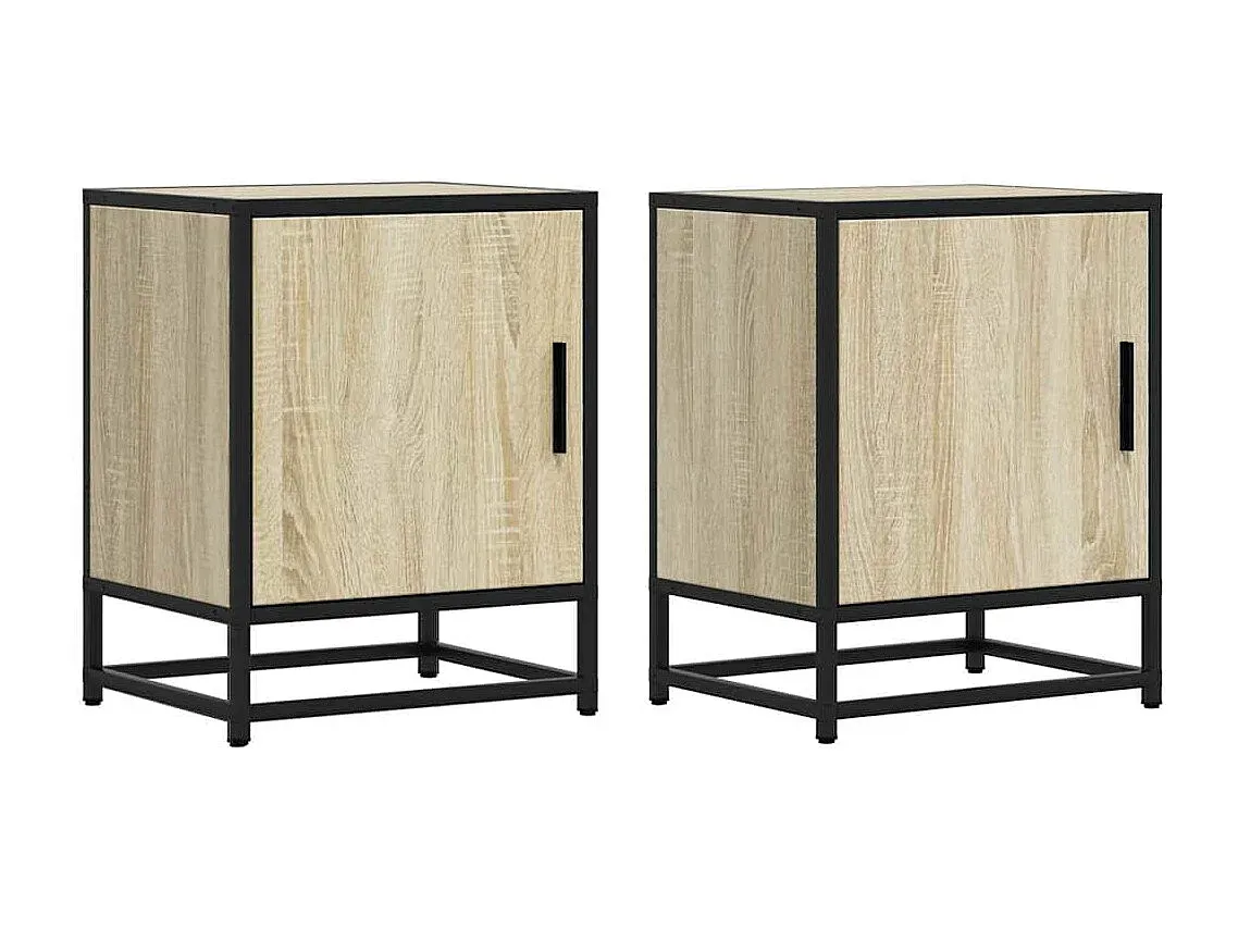 Moderner Nachttisch im Holzdesign