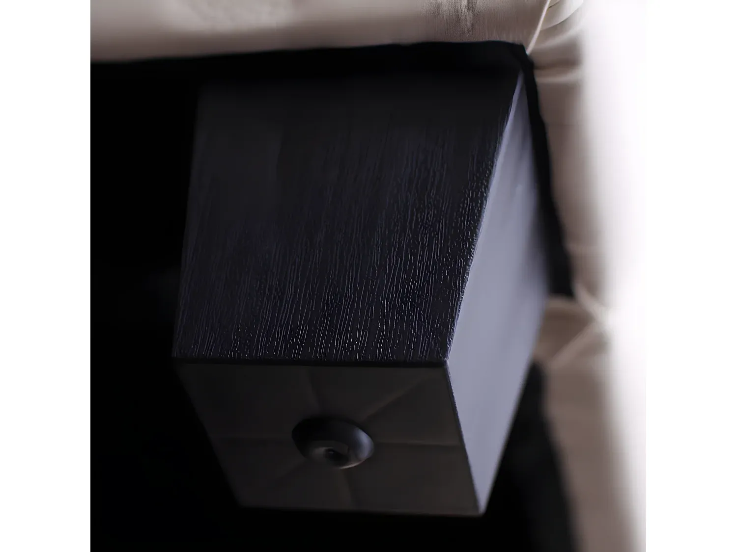 Zweisitzer-Sofa aus Kunstleder in Kaffeebraun