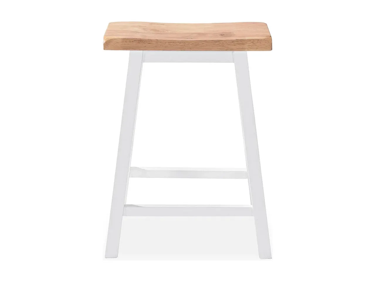 Modernes 3-teiliges Bartisch-Set in Weiß