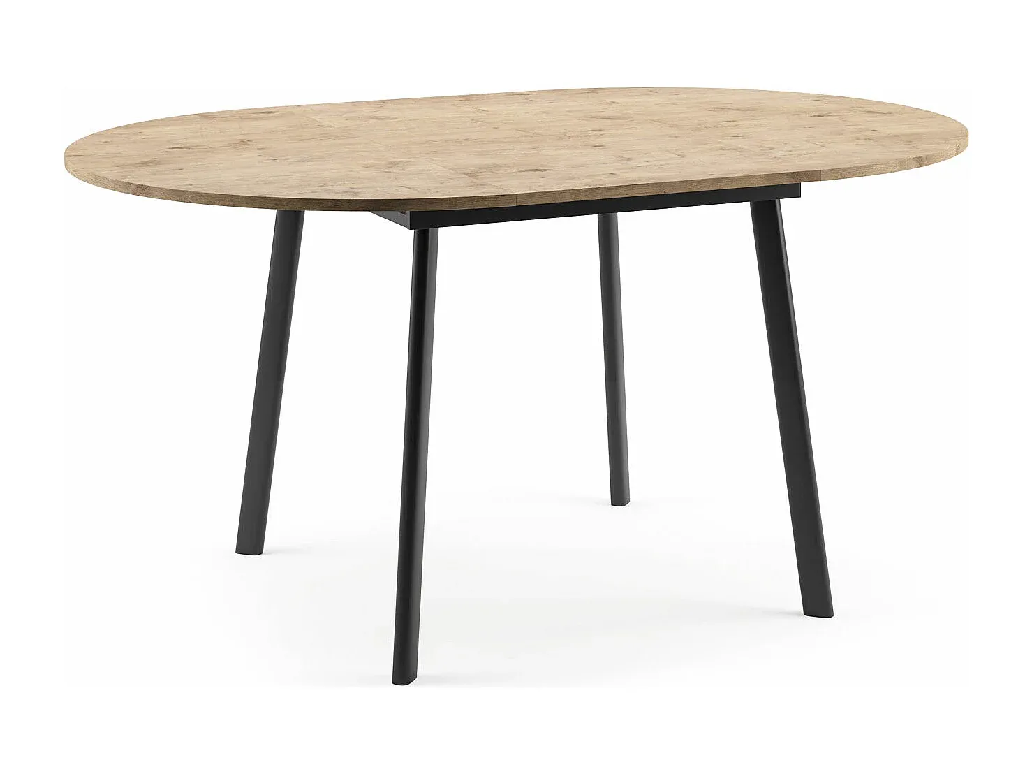 Moderner Esstisch aus Eiche in Schwarz