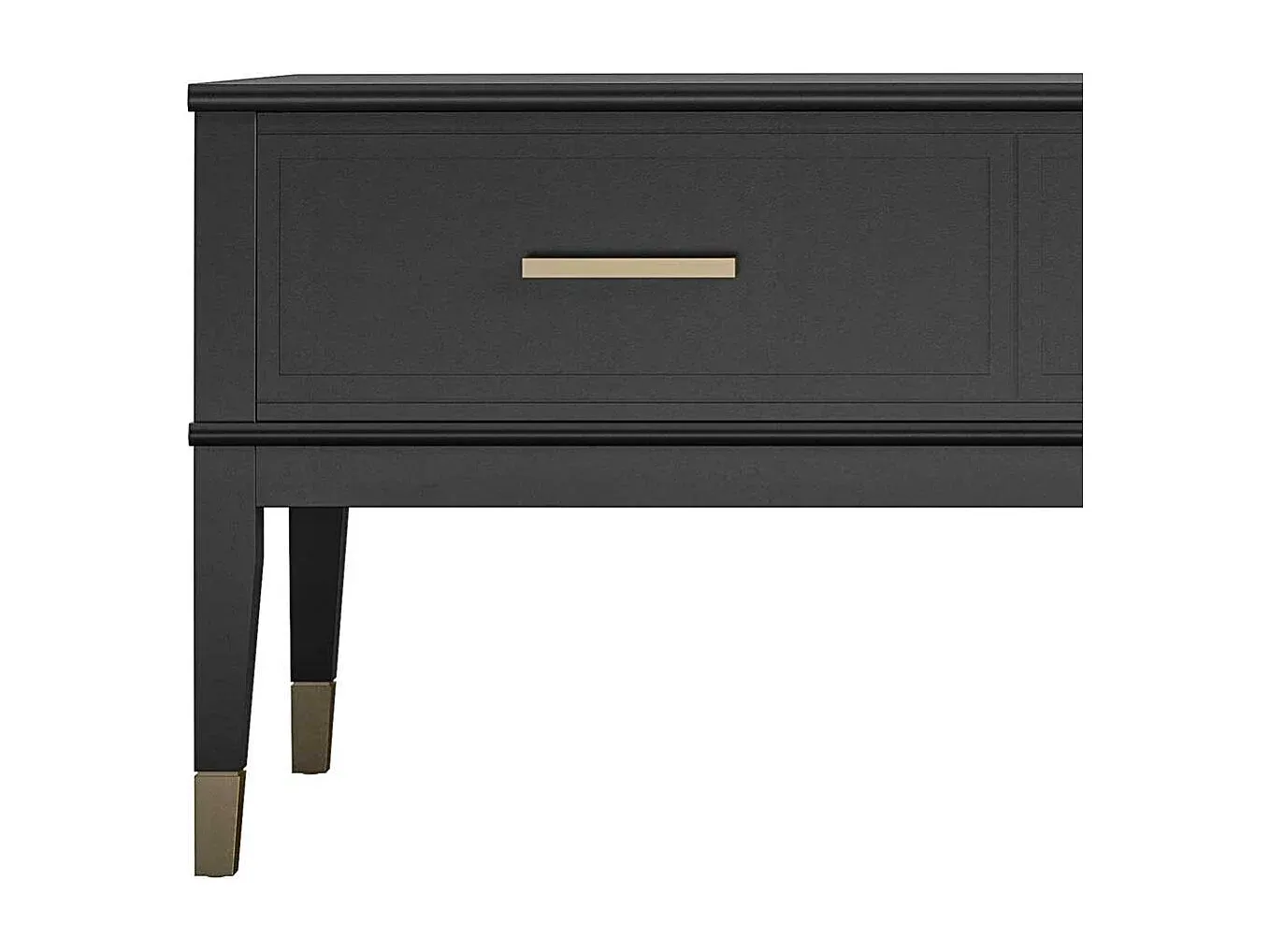 Höhenverstellbarer Holztisch mit Metallakzenten