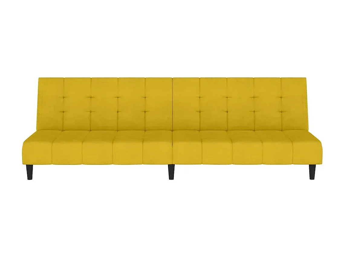 Gemütliches Gelbes Schlafsofa für Zwei