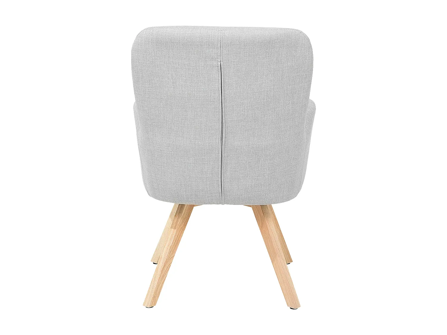 Bequemer hellgrauer Polstersessel