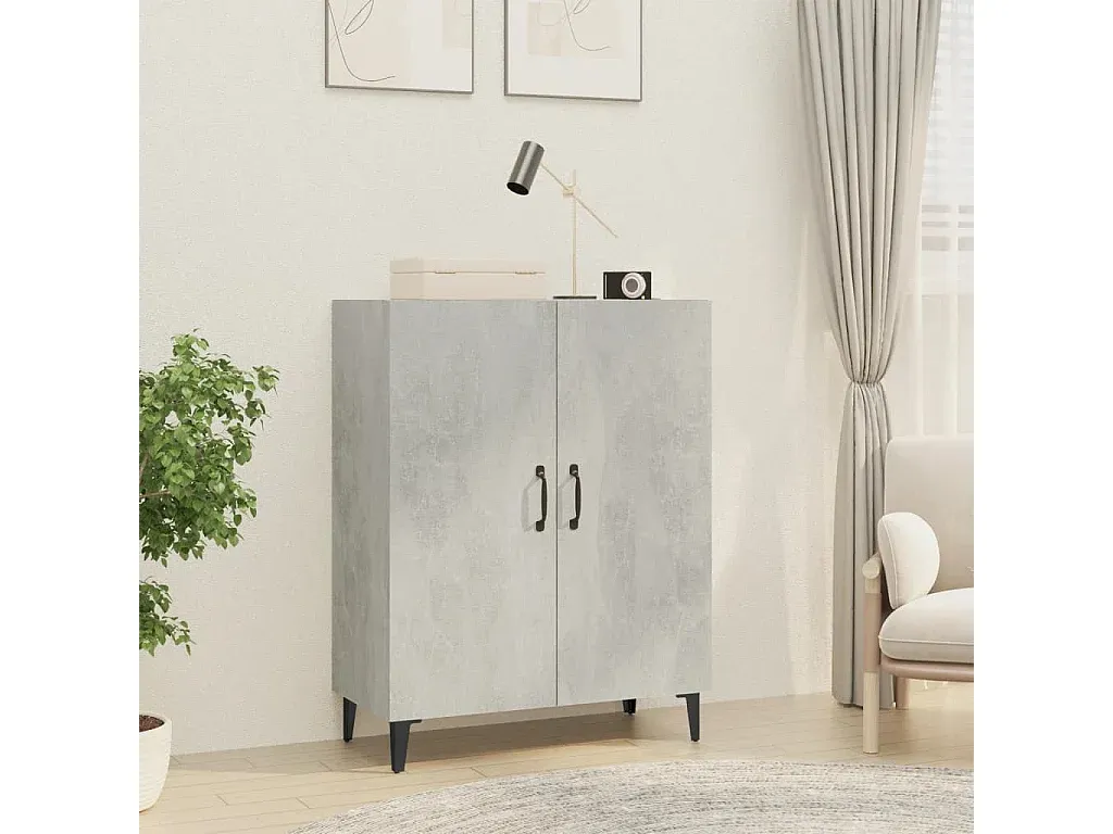 Modernes Sideboard in Betonoptik 70x34x90 cm