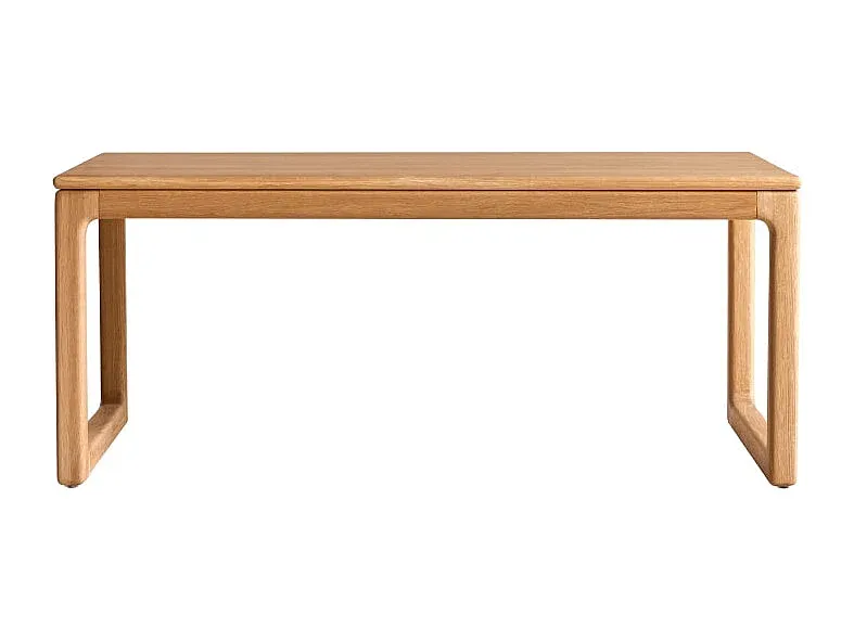 Moderner Couchtisch aus massiver Eiche, 100 x 56 cm