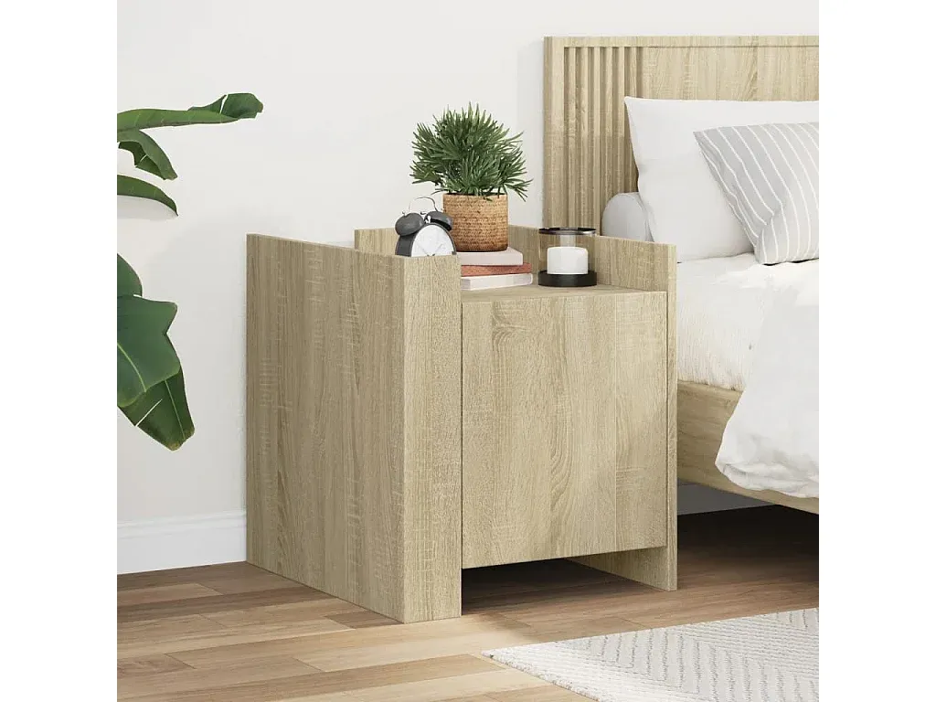 Nachttisch in Sonoma-Eiche Optik 45x50x50 cm