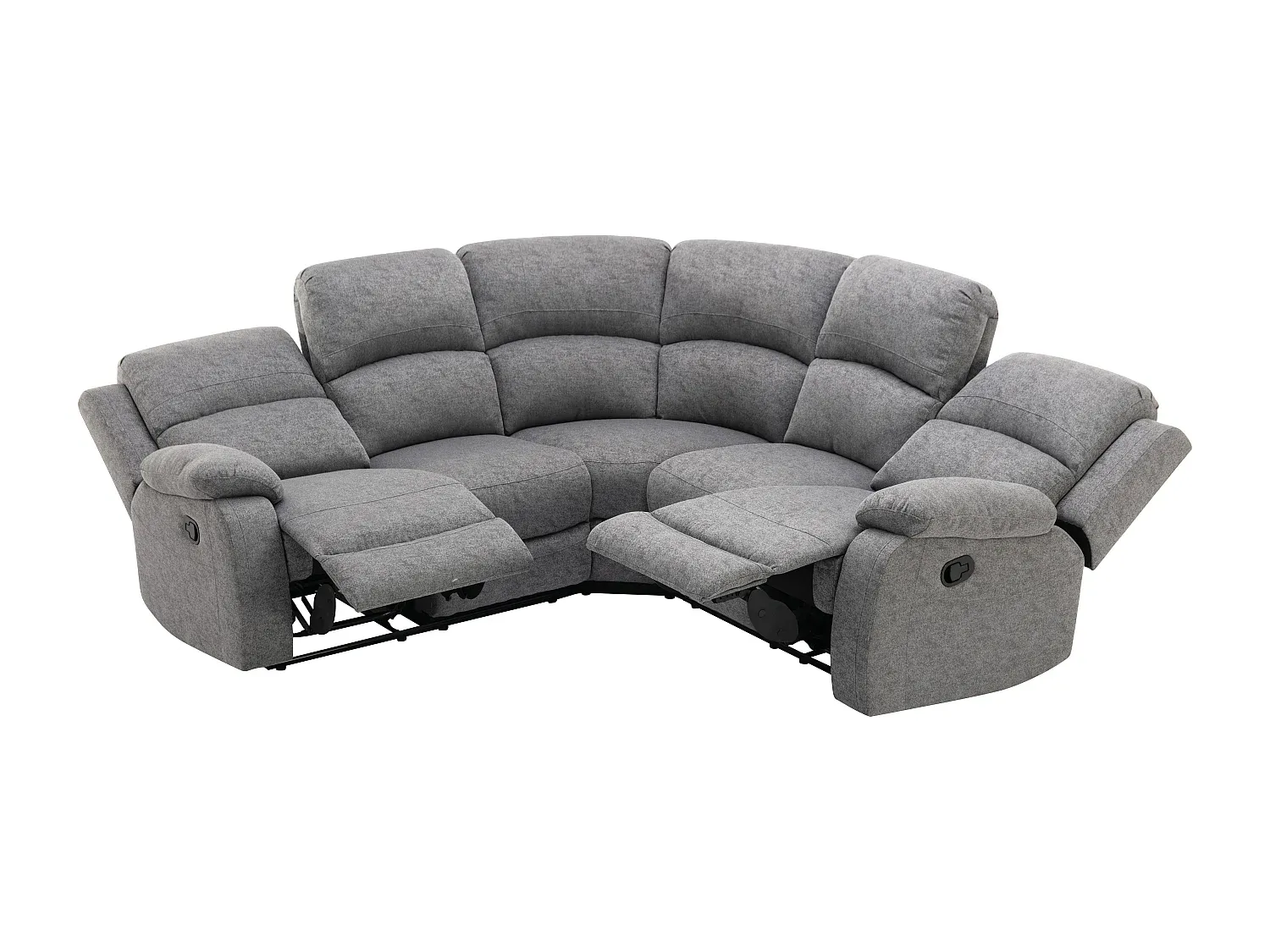 Ecksofa aus Stoff in Hellgrau - Komfort und Stil für Ihr Zuhause