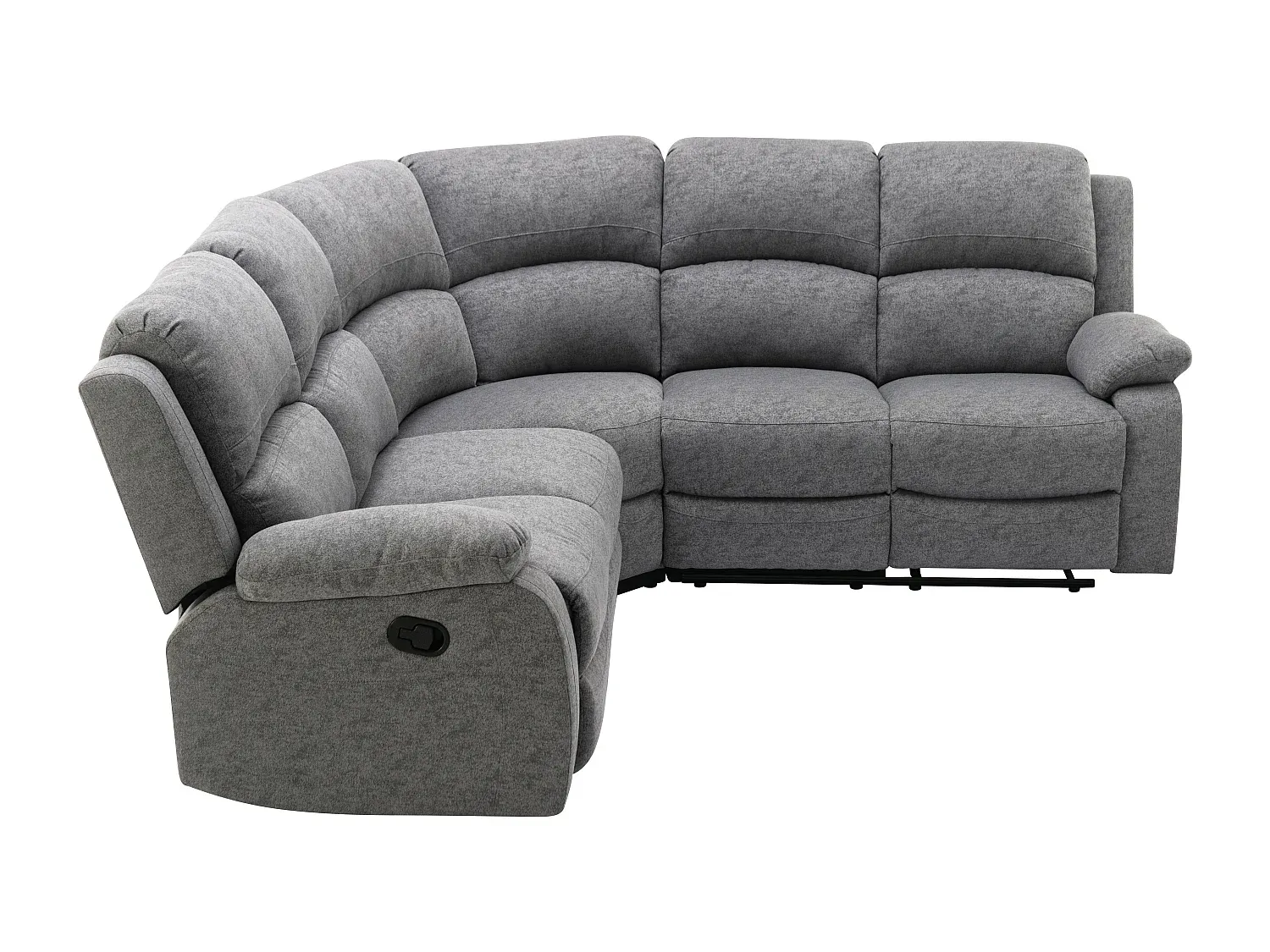 Ecksofa aus Stoff in Hellgrau - Komfort und Stil für Ihr Zuhause