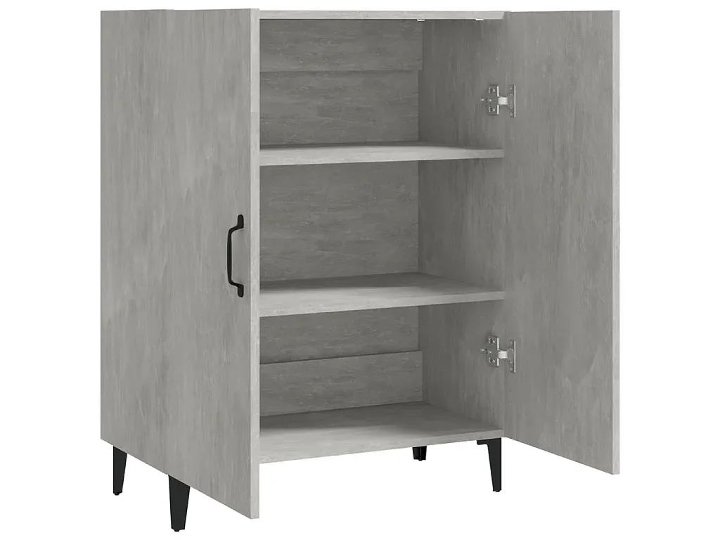 Modernes Sideboard in Betonoptik 70x34x90 cm