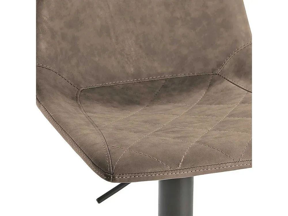 Höhenverstellbarer Barhocker aus Kunstleder