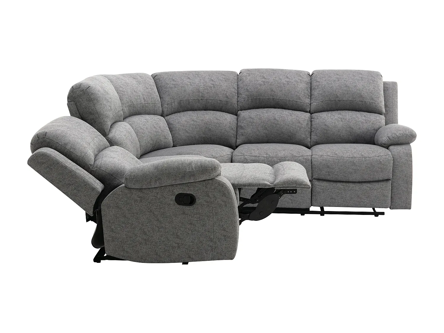 Ecksofa aus Stoff in Hellgrau - Komfort und Stil für Ihr Zuhause