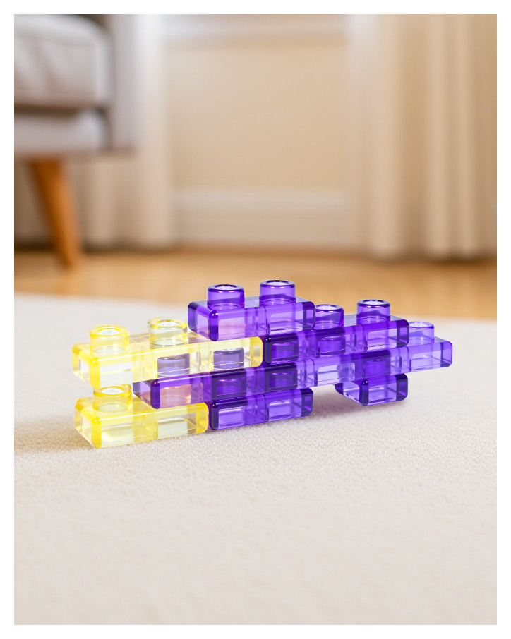 40PCS Sensory Soft Building Blocks – Squishy Montessori Stacking Toy for Toddlers