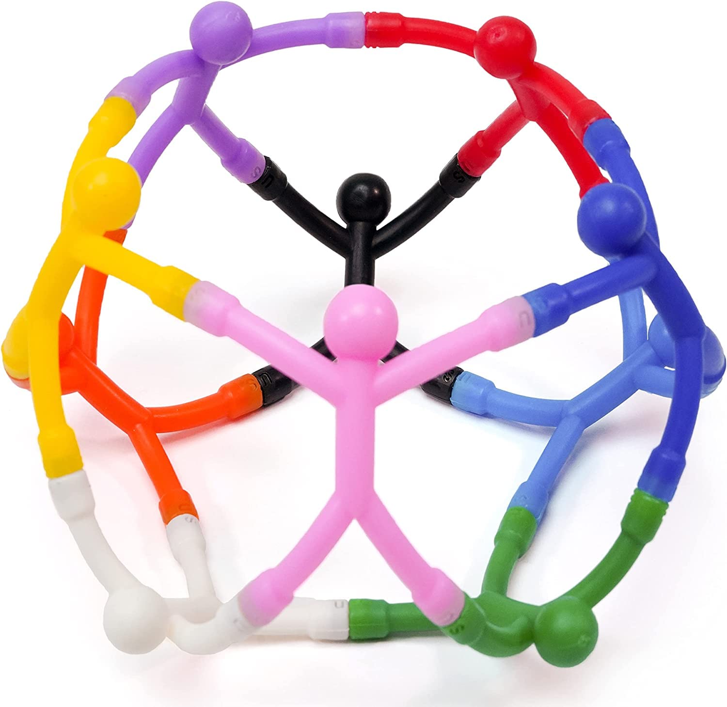 10PCS Magnetic Fidget Figure Set – Creative Sensory Building Toy for Kids & Adults