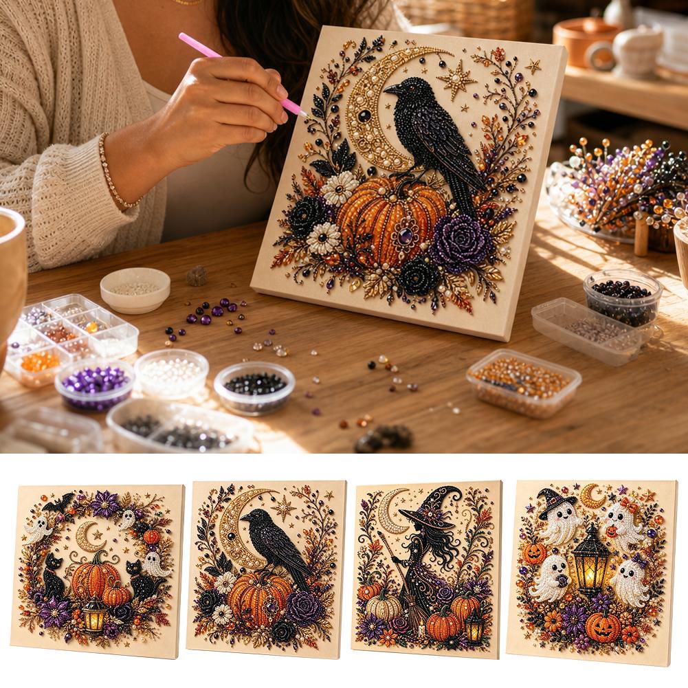 Halloween Glow 5D Pearl Art Kit