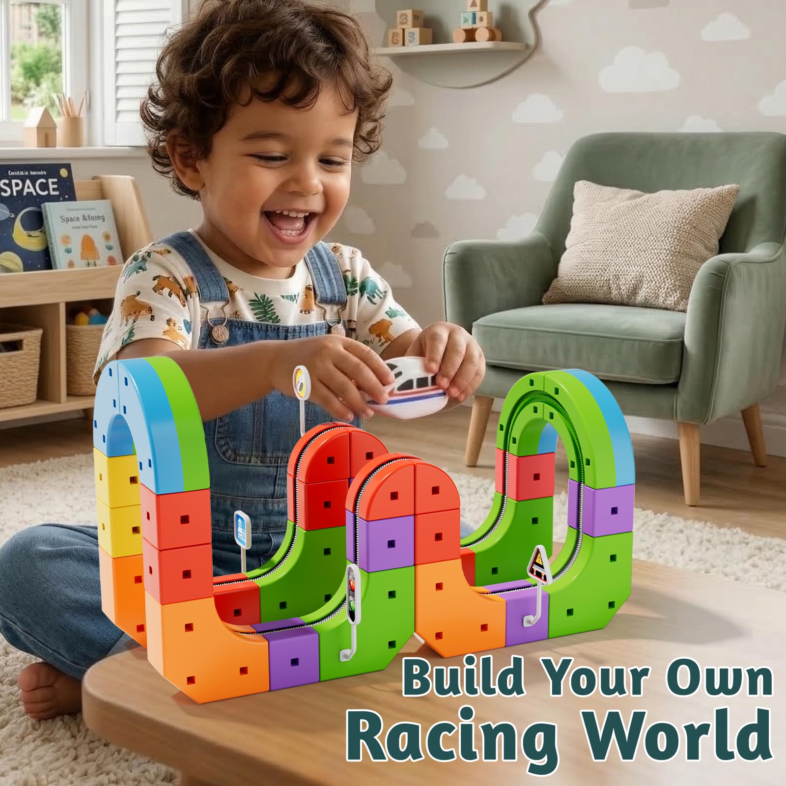 Anti-Gravity Racing Track Toy – Endless Electric Climbing Car Fun for Kids