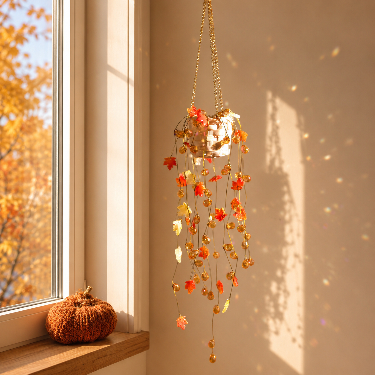 Create Your Own Everlasting Autumn Decor-Fall Beaded Plant DIY Kit