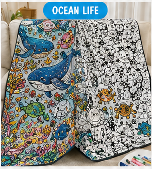 My Cozy Doodle Moments Blanket